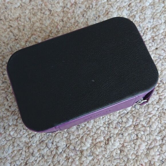 Rowallen Purple Leather jewelry box - Picture 5 of 12